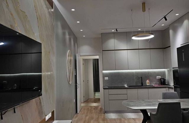 Apartment is located on Tirana , in the north of center. Its is full completed.