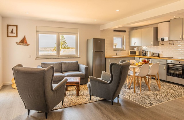 Apartment WAZA - Terrace sea view 100m from the beach of Beliche - Wifi