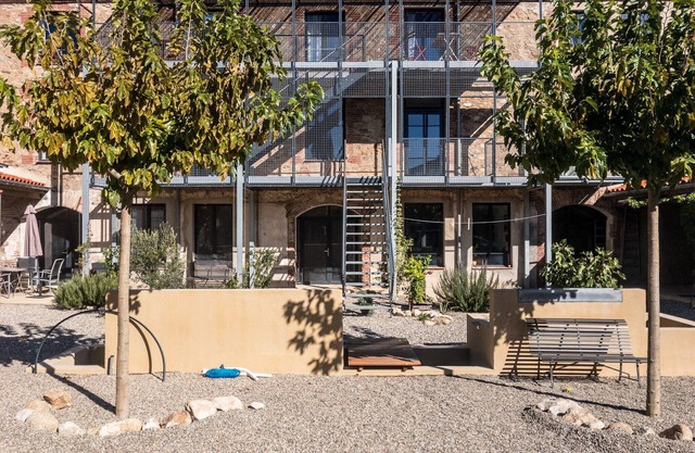 Apartments in a former cork factory, near the Spanish border and the Mediterranean Sea