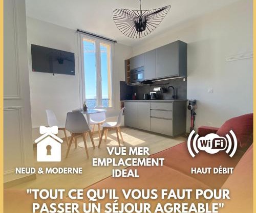 Appartement moderne climatisé Monaco vue Mer