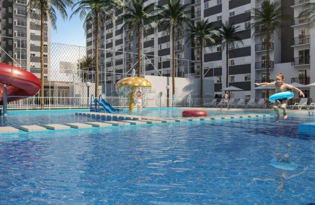 Apto NOVO Sensacional Acqua Park com Piscina e Garagem