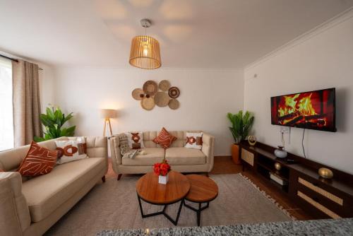 Arabella Ember - Fully Equipped Boho-Chic Apartment in Karen