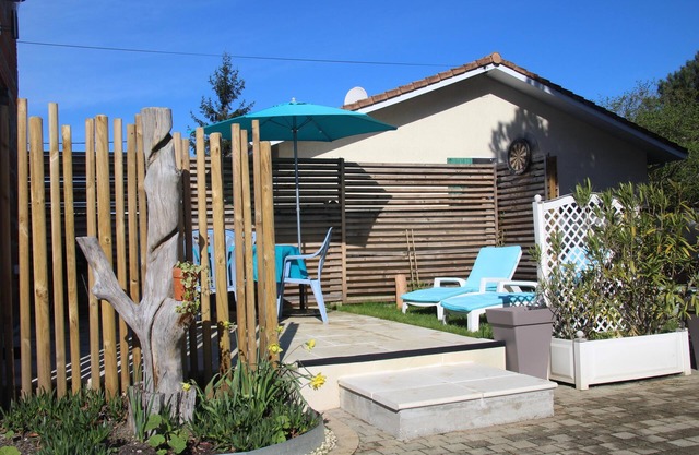 Arcachon Gujan, Clim garden enclosed parking studio cosy bright independent