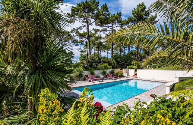 Architect's villa in Pyla Sur Mer panoramic view of Dune/Ocean/Basin