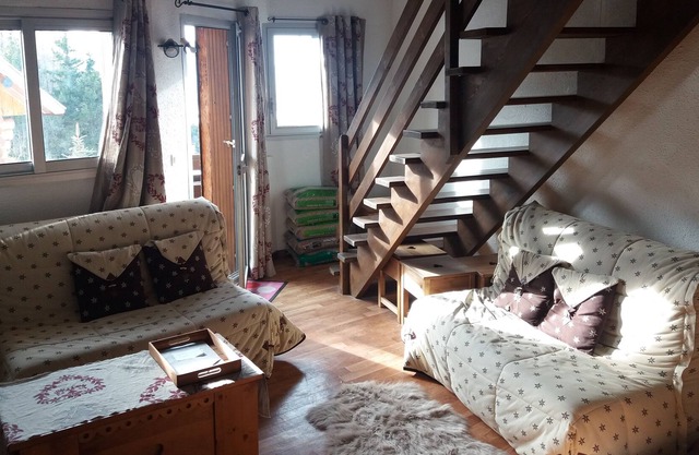 At the foot of the ski slopes comfortable apartment with terrace and stove