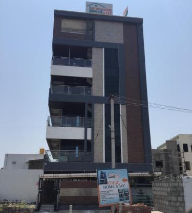 Athidi Luxury Home Stay - AC 2BHK Fully Furnished Flat with TV, WI-FI, 24Hrs Hot water, Parking, Elevator, Power Backup