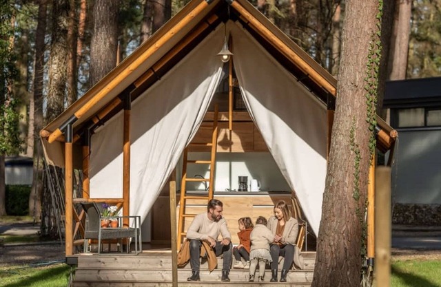 Attractive Tent lodge Maastricht at 16 km.
