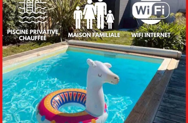 "AU BOIS DES AILES" Maison 6 personnes, internet wifi, piscine chauffée, jardin cosy