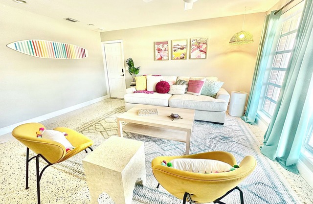 AVAILABLE DEC.! ~ 4 miles to BEACH ~ WALK to Shops, Restaurants; Pet Friendly!