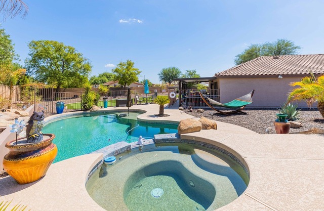 Backyard Oasis with Private Pool & Putting Green!
