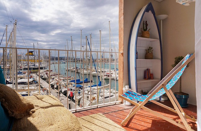 Balcony overlooking the sea