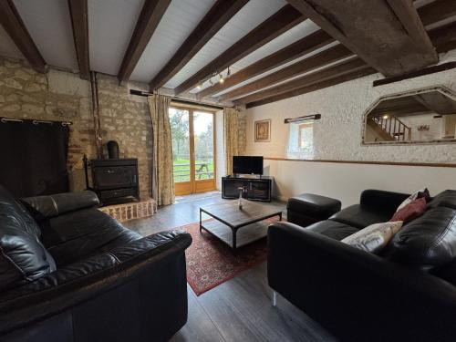 Barn in Aubigné-Racan with Heated Pool