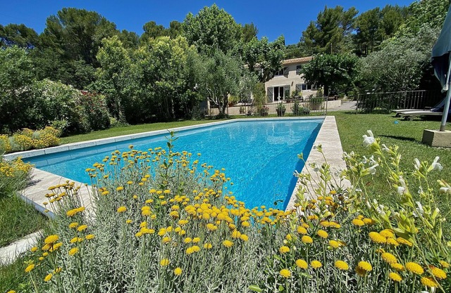 Bastide Provençale in the city of Aix en Provence in a buccolic setting