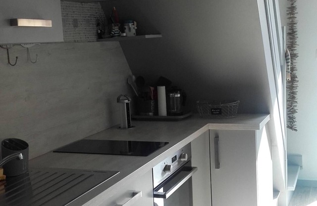 Beachfront apartment near the Gulf of Morbihan