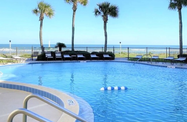 Beachfront Condo with Pool. Book today!