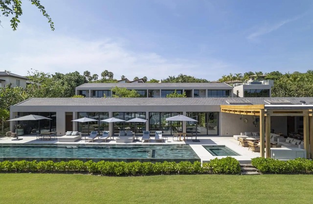 Beachfront Villa w/Sports Simulator, Game Room & Private Bowling I Movie Theater & Sauna