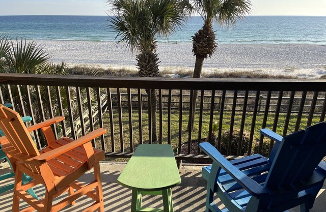 Beachfront, Walking distance to Pier park. Reduced rates