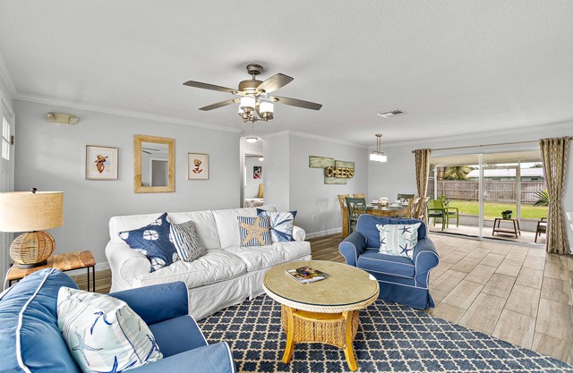 Beachside escape nestled between the ocean & river