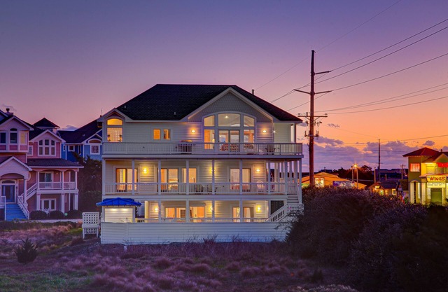 Beachside home short walk to beach with private pool, hot tub & game room