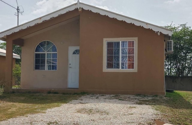Beautiful 1-Bed House in New Harbour Village 3, Old Harbour, St. Catherine, Jamaica. Secured gated community.