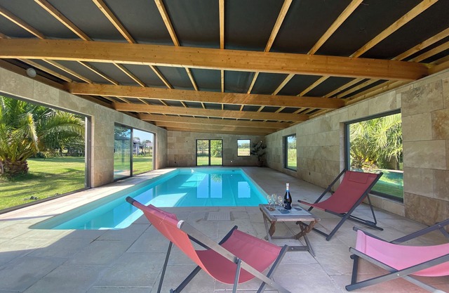 Beautiful stone property with 2 gîtes, outbuilding and heated swimming pool