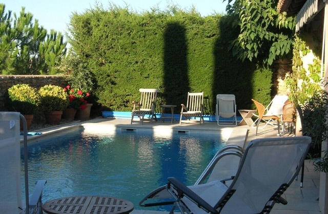 Beautifully renovated stone house with a pool