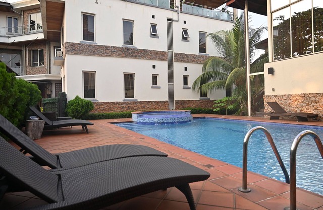 Beech-Oak apartment located in secure and tranquil residential area of Ikoyi.