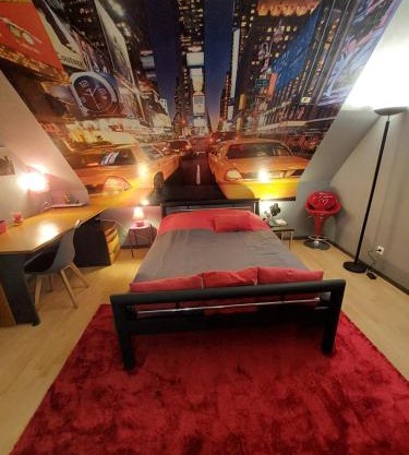 bel appartement 50 m2 aux portes de STRASBOURG de 1 à 5 personnes chez particuliers avec 2 sdb coin cuisine-repas et kitchinette Prix négociable pour 1 personne