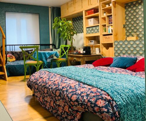 Belle chambre avec sauna dans quartier calme