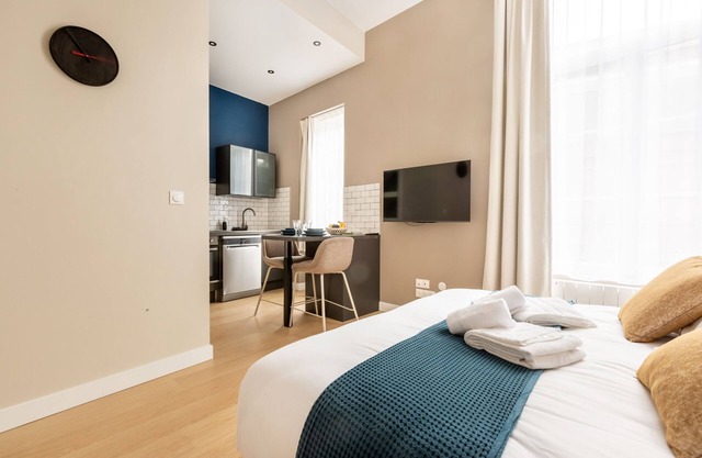 Best in class studio with fully equipped kitchen