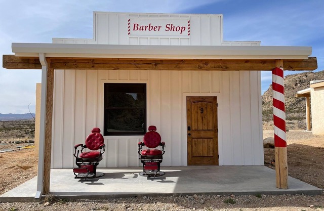 Big Bend Lodging at Ten Bits Ranch | Room #9 (Barber Shop)