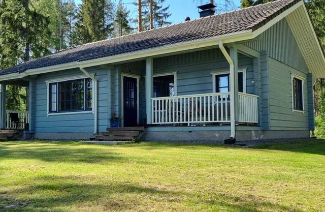 Blue vacation home