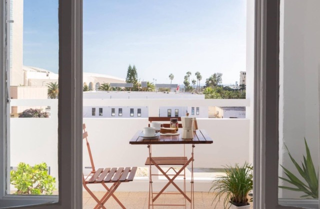 Bohemian-style apartment with parking space in city center