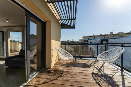 Bordeaux Mérignac appartement 2 Pièces - 2 Terrasses