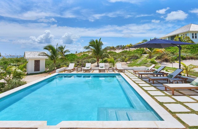 Brand New Villa on Pink-Sand Beachfront Estate with Shared Pool