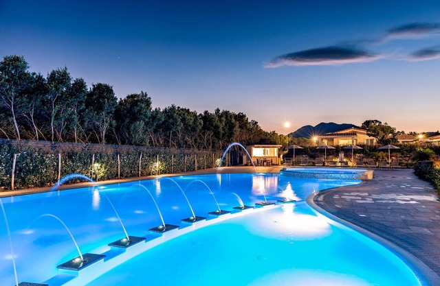 BRAND NEW Villa with private pool air conditioning in a seafront village