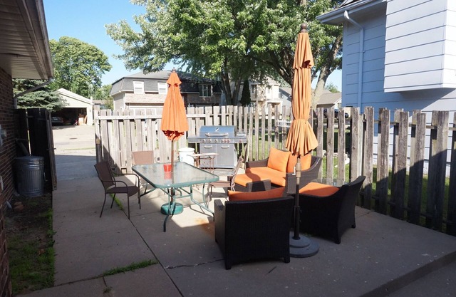 Brick 3 BR Ranch Duplex with Option to Rent Entire 7 BR Home with Pool