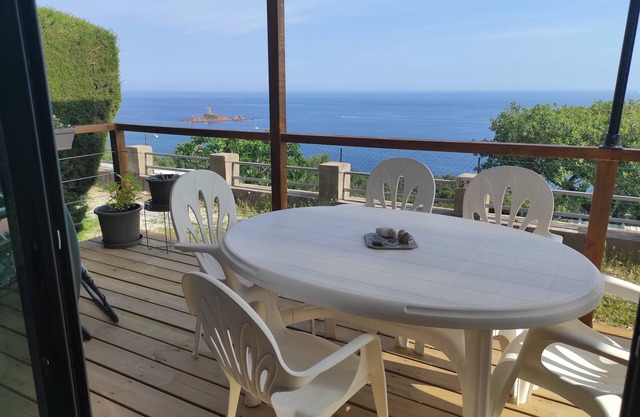 Bungalow Récent vue Mer, Plage à Pied