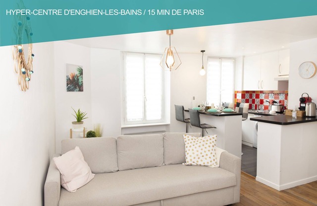 ❤❤Cœur de ville ★2 Pièces Lumineux★15min Paris❤❤