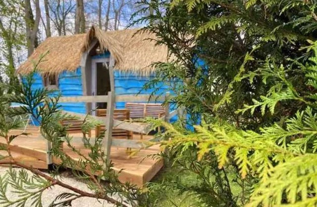 Cabane 2 étoiles - Piscine - eecebi