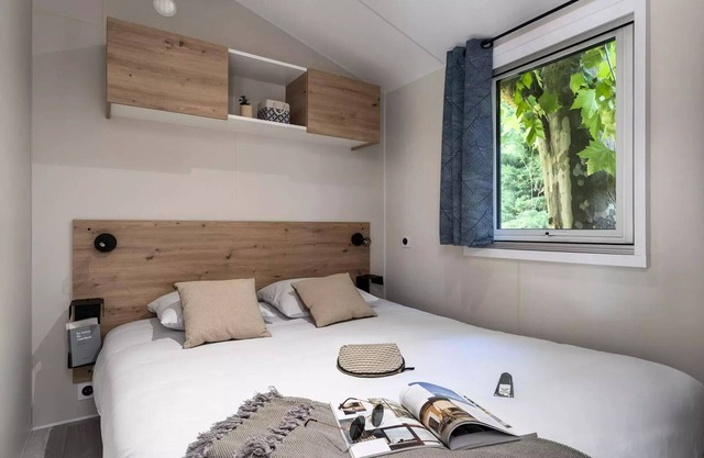 Camping Romanée La Plage * - Premium 4-room mobile home for 6 people