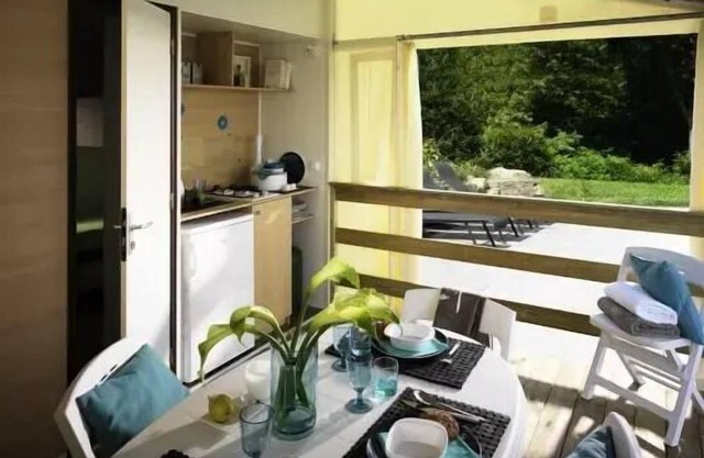 Camping des Sources* - Tithome 3 Rooms 4 People (without bathroom)