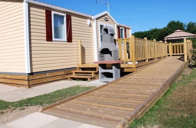 Camping Flower Vitamin' **** - Mobile Home Helios PMR 3 Rooms 3 People