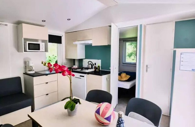 Camping maeva Escapades Le Couriou * - Premium Mobile Home 4 Rooms 6 People Air Conditioned
