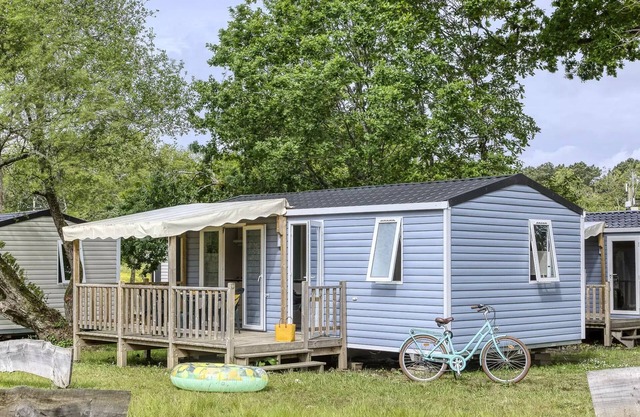 Camping Romanée Le Fort Espagnol * - Comfort Mobile Home 3 Rooms 4 People + TV