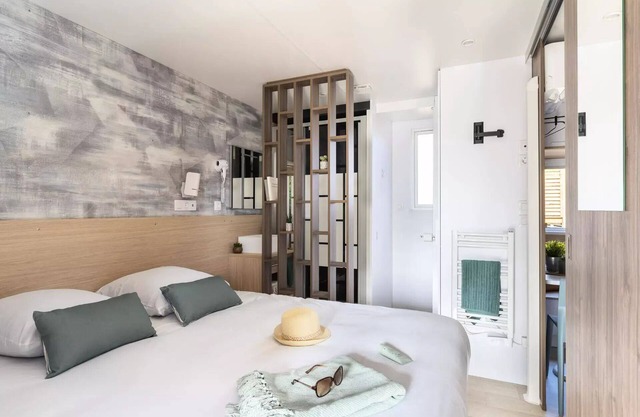 Camping Romanée Le Fort Espagnol * - Exclusive 3-room mobile home for 4 people