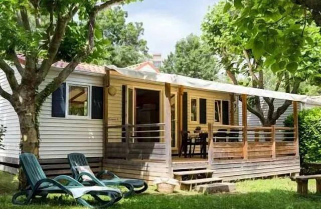 Camping Sandaya Les Jardins De Privas **** - Mobile home for 6 people