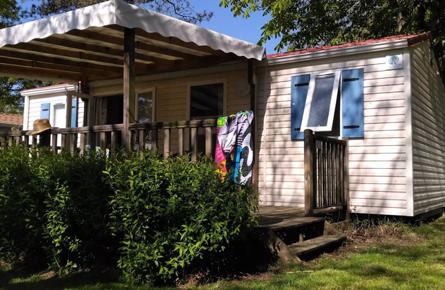 Camping Ushuaïa Le Parc de La Grève * - Mobile Home Confort 3 Rooms 4 People + TV