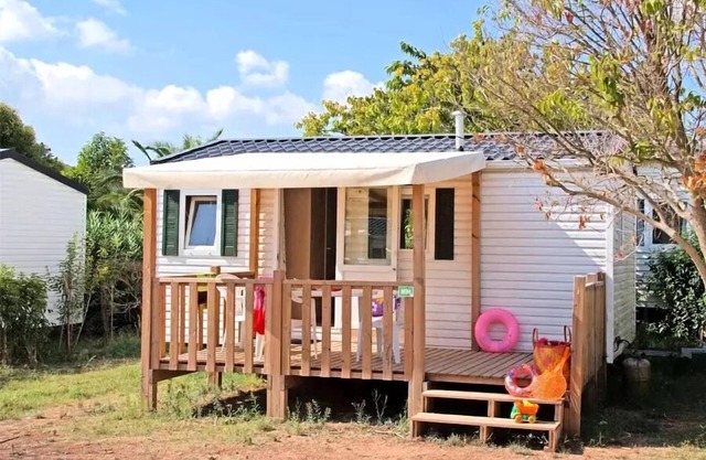 Campsite Tikayan La Prairie * - Mobile Home Idaho Air Conditioned Classic 3 Rooms 4 People