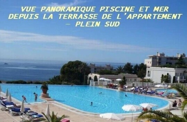 Cannes Croix des Gardes, 3 P. air-conditioned 6 pers, Superb sea and pool view, wifi